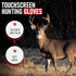 Touchscreen Thin Hunting Gloves for Men, Camo Gloves for Turkey Duck Hunting Gear, L-XL Size