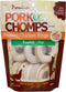 Pork Chomps Pressed Pork Skin Dog Chews, 2.5-inch Rings, Real Chicken, 8 Count