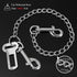 Mogoko Stainless Steel No Chew Dog Car Restraint Cable, Heavy Duty Big Canine Dog Car Leash Strap with Double Clip
