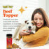 3.5 Wild Meadow Farms - Magic Dust Beef Jerky Topper, Single Protein Pet Food Topper for Dogs and Cats, Enhance Flavor