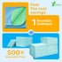 (Pack 6 30x34) GREEN LIFESTYLE Washable Underpads - Heavy Absorbency Reusable Bedwetting Incontinence Pads for Kids