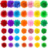 42 Pcs Dog Collar Flowers, Cute Dog Grooming Bows, Accessories for Dog Collars, Flower Bow Ties for Pets