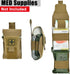 sozothy Mini IFAK Micro Trauma Pouch | Compact Empty EDC First Aid Organizer | Portable Stop Bleeding Supplies Pouch