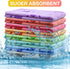 Chumia 8 Pcs Dog Towels, 55 x 28 Inches Absorbent Microfiber Soft Beach Towels for Pet Bathing