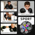 HANQUAN 3-12 Upgraded Music Boxing Machine for Kids and Adults, Bluetooth Wall Mounted Punching Pad with Gloves,Rhythm