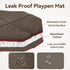 42.9" PETSFIT Dog Playpen Mat Waterproof Washable Double-Sided Foldable Dia Thick Octagon Absorbent Leak-Proof Reusable