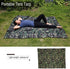 Lightweight Outdoor Cam Hiking Tent Tarp, Waterproof Picnic Mat Shelter, 2 * 2M with Drawstring Carrying Bag.
