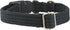 Cotton Web Adjustable Dog Collar with Locking Device, Black, 4 Sizes (Small: Neck 11.5"-15.5"; Width 1/2")