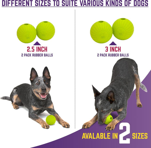 Chew King Supreme Fetch Balls, Extremely Durable Natural Dog Toy Ball, Fits Ball Launcher, Fetch Toy Collection