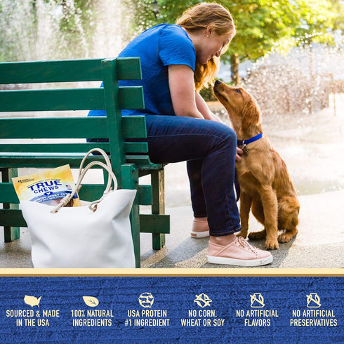 True Chews Premium Jerky Bites Made with Real Chicken, 12 oz (TC-08385) - High-Quality Dog Treats