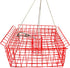 Massachusetts 15" 15" 7" Folding Bridge Blue Crab Trap, Heavy-Duty Metal Wire Mesh Drop-Net, Collapsible Foldable