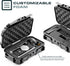Seahorse 56 Portable Waterproof Hard Micro Case with Accuform Foam, IP67 Waterproof, Lockable, for Hand Tools