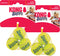 KONG - Squeakair Ball - Dog Toy Premium Squeak Tennis Ball, Gentle