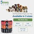 Genuine Leather Studded Dog Collar | Brazier Rivet | 2” Wide, Heavy Duty, Cushion Padding for Medium, Large, XL