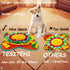 Tesitehi 25"x 25" Snuffle Mat for Dogs, Activity Feeding Mat for Small and Medium Pets, Interactive Feed Game