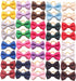 YAKA 40pcs Hot Cute Small Dog Hair Bows - 20 Pairs with Rubber Bands, Pet Grooming Accessories