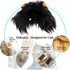 Lion Mane Wig for Cat Costume, Adjustable Washable Fancy Hair Dress for Halloween, Christmas, Easter (Brown)