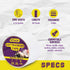 ATack Cat Anti-Scratch Training Tape, Clear, Residue-Free, 2.5" x 20 Yards, Scratch Deterrent for Furniture