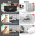 Crate Water Bowl No Spill, 2 Pack Hanging Dog Bowls for Kennel, Mountable, Large Stainless Steel Pet Cage Accessories