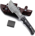 Wolklinge Handmade Damascus Steel Fixed Blade Tracker Knife for Hunting, Survival & Camping