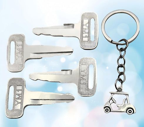 Yamaha Ignition Keys for Golf Carts, Replacement Keys for Yamaha G&E G1, G2, G8, G9, G11 Drive Gas & Electric (4PCS)