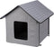 TRIXIE Insulated Outdoor Pet House, Foldable Waterproof Material for Small Dogs and Cats, Great for Feral Cats