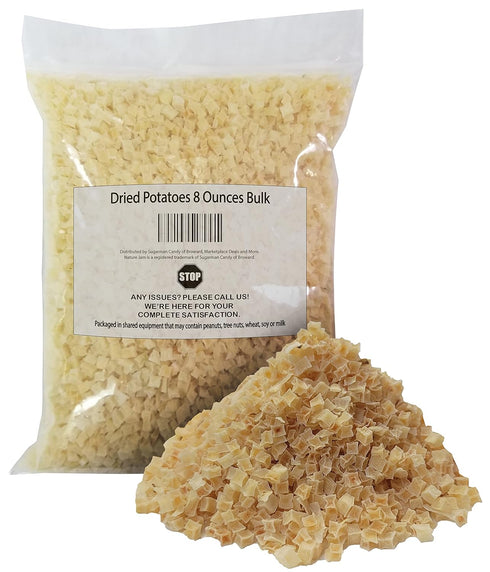 Dried Potatoes 8 Ounces Bulk-For Soups And Dehydrated Emergency Food Storage or