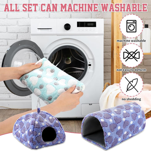 AceOrbit Hammock 8 Pack Hammocks Hammock Chinchilla Ferret Rat Ferret Cage Accessories Beds Guinea Pig Hideout Washable