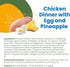Almo Nature HQS Complete Wet Dog Food Chicken Dinner with Egg and Pineapple, 5.5 oz (Pack of 48)