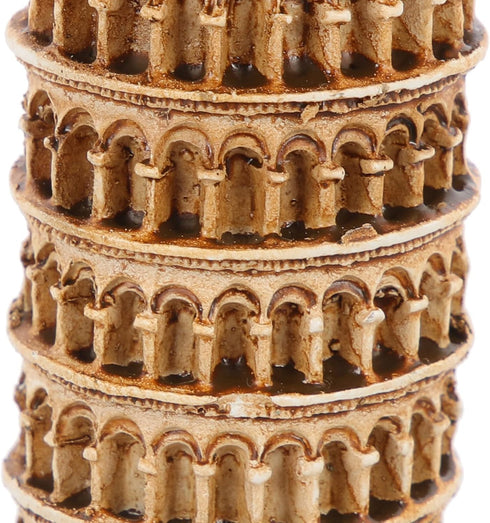 Amosfun 3pcs Leaning Tower of Pisa Model, Resin Decoration Collectible Figure for Fish Tank Landscape Architecture