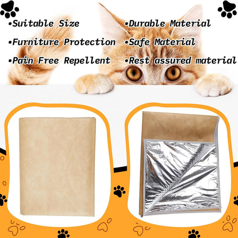 Pet Deterrent Mat to Keep Dogs Off Couch and Furniture, 72x56.3x0.04in Pain-Free Non Electric Repellent Mat