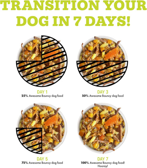 6oz (Pack 8) Weruva Awesome Bouncy Wet Dog Food, Beef & Brown Rice, Can