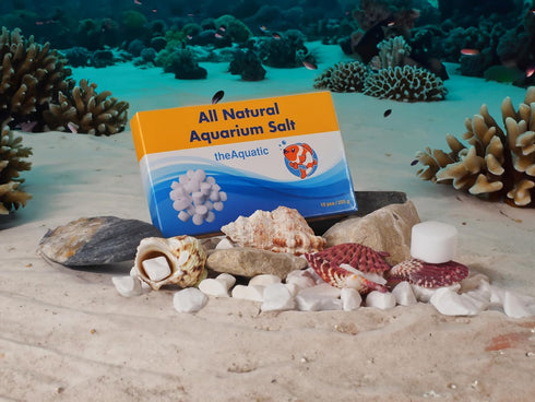 Premium Aquarium Salt, Freshwater Tablets for Aquarium Water Treatments - Essential Supplies (15 Tablets)