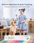 Andyssey 4MP 5G/2.4G 6 360Pan 2.5K 256GB Indoor Camera WiFi Tilt Supports MicroSD up to (No Card) Plug-in Pet Camera