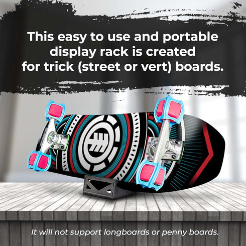Origami Skateboard Stand - A Skateboard Holder by Skater Trainers - Store and Display - Keep Boards Off the Wall -
