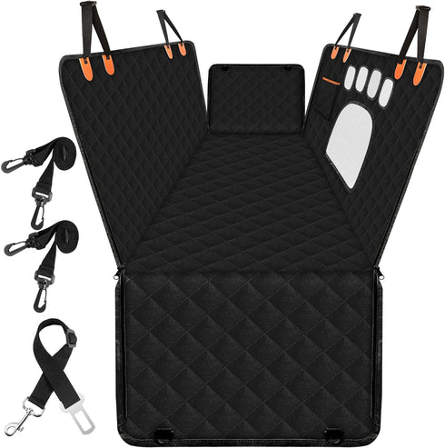 Back Seat Pet Cover for Dogs with Mesh Window - Tesla Model