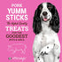 Yumm 12 Count etta says! Sticks Natural Dog Treats - Pork Dog Jerky Treats - Human-Grade Jerky for Dogs - Made in The