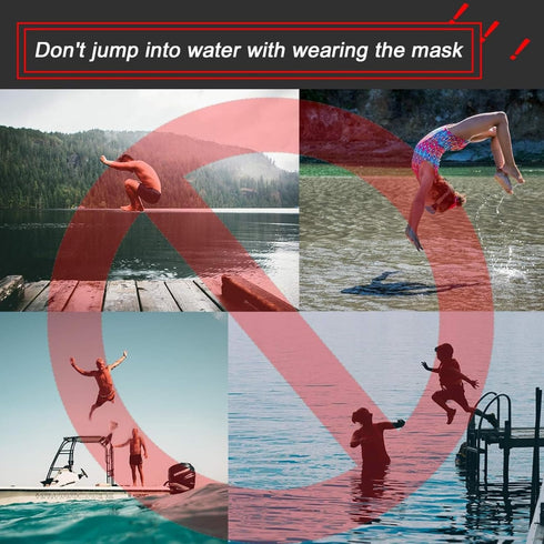 OMGear Diving Mask Snorkeling Gear - Kids Adult Snorkel Mask with Nose Cover for Scuba Diving
