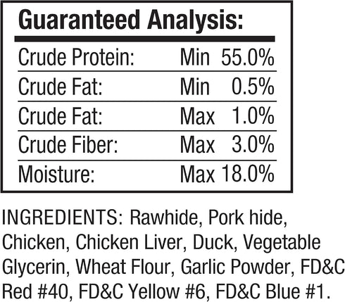 Good'n'Fun Triple Flavored Rawhide Kabobs for Dogs, 12 Oz (3 Pack)