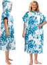 SUN CUBE Surf Poncho Changing Robe with Hood, Quick Dry Microfiber Wetsuit