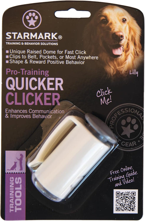 Triple Crown Pro Training Quicker Clicker Device for Fast Click Pet Dog