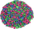 GloFish Aquarium Gravel, Pink/Green/Blue Fluorescent, 5-Pound, Bag Pink/Green/Blue Fluorescent, 4 x 5 x 9 inches ; 5 pounds