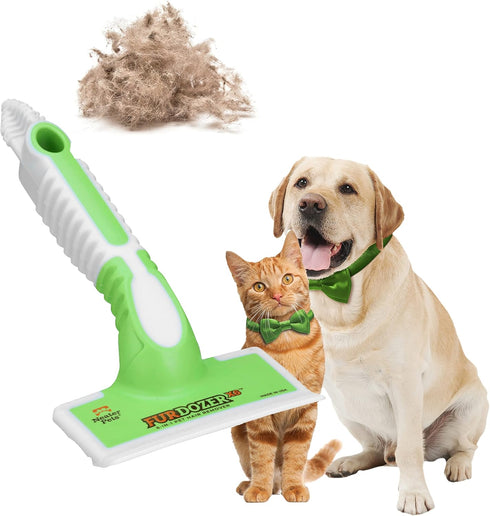 FurDozer X6 Pet Hair Remover & Auto Detailing Tool for Carpets, Car Interiors, Couches, & Pet Furniture