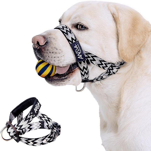 ANDA Gentle Leader Ultra-Light No-Pull Dog Headcollar, Adjustable and Breathable for Daily Use (Medium Size)