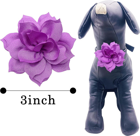 PET SHOW Small Dog Collar Charms, Bowties for Cats, Rabbits, Slide on Puppies, Medium Dog Collars, Flower Bows