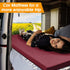2in CYMULA Camping Cot Mattress Memory Foam Sleeping Pad,Soft Warm Non-Slip Camping Mattress Topper with Retaining