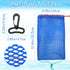 Dzlooppk 2Pcs Crab Trap Bait Bags, Portable Fish Trap with Locker Crab Snare Mesh Bait Traps Crabbing Equipment