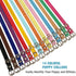 Adjustable ID Puppy Collars for Litter, 14 Color Leather Collars for Small, Medium, Large Breed Dogs, Neck 6~13 Inches