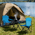 300lbs Folding Camping Chair with Cup Holder & Side Storage Bag Capacity Lightweight High Back Portable for Beach