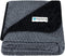 PetAmi Waterproof Dog Blanket, Leakproof XL Pet Blanket for Large Dogs, Reversible Washable Soft Plush, 60x80 Black Gray